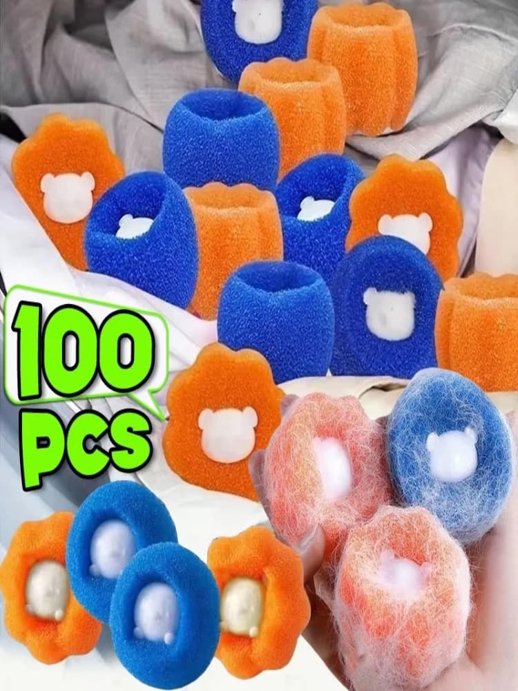 10-100 Stuks Wasballen Huisdier Haar Remover Herbruikbare Wasmachine Lint Catcher Kleding Pluisje Bont Cleaner Home Cleaning Tools