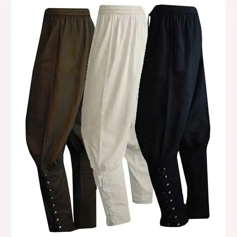 Piratenbroek Voor Mannen Viking Cosplay Renaissance Middeleeuwse Gothic Broek Piraat Kostuum Broek Mannen Plus Maat 3xl