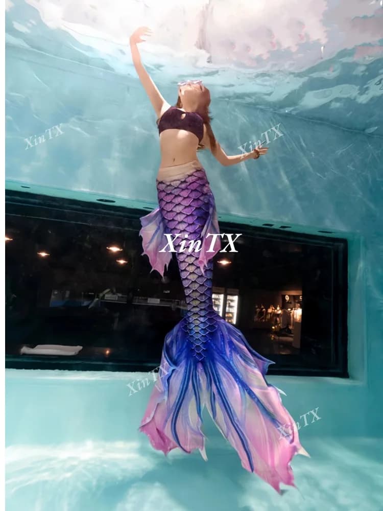 Cosplay Zeemeerminstaart Volwassen Bikini Zeemeermin Zwemkostuum Origineel Ontwerp Aquarium Show Kostuum Pool Party Model Foto