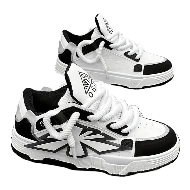 Nieuwe Schoenen Mannen Herfst Casual Platform Sneakers Trend Luxe Mannen Designer Skateboard Schoenen Outdoor Lace-up Gevulkaniseerde Schoenen Hombre