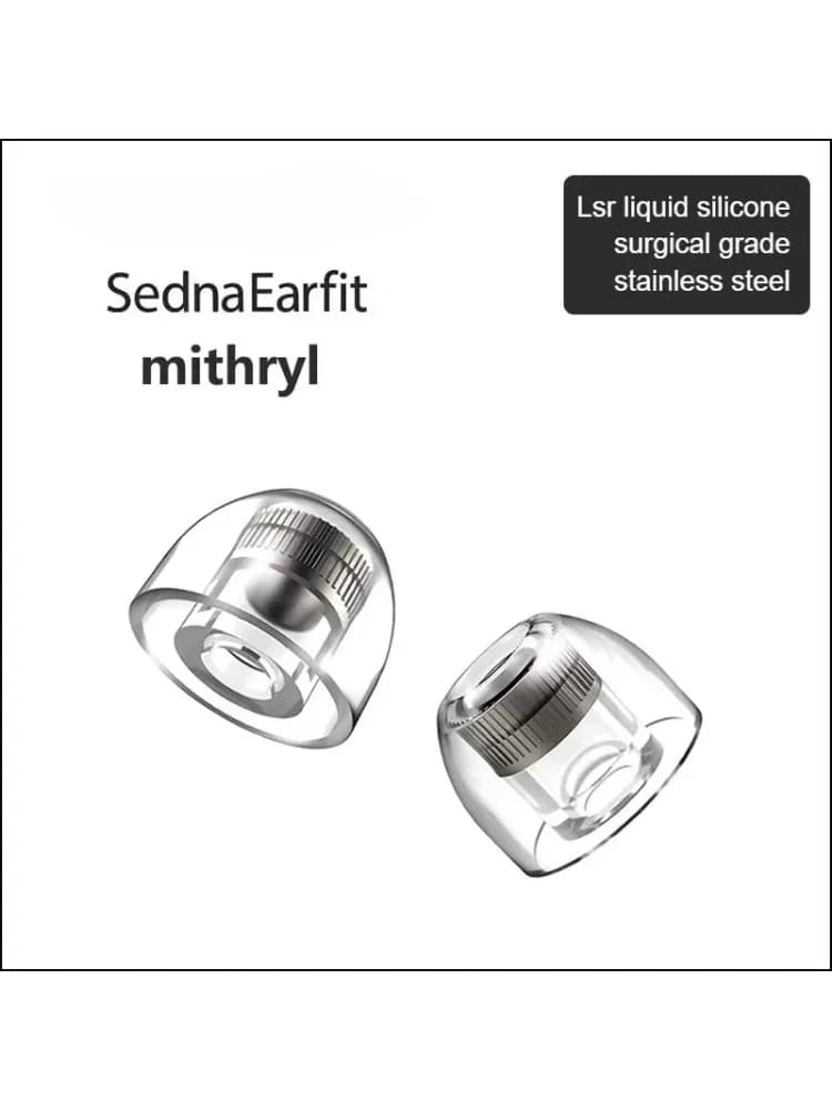 AZLA SednaEarfit Mithryl Oordopjes Chirurgisch roestvrij staal LSR Vloeibare siliconen in-ear oordopjeshoes voor 4,5-6 mm