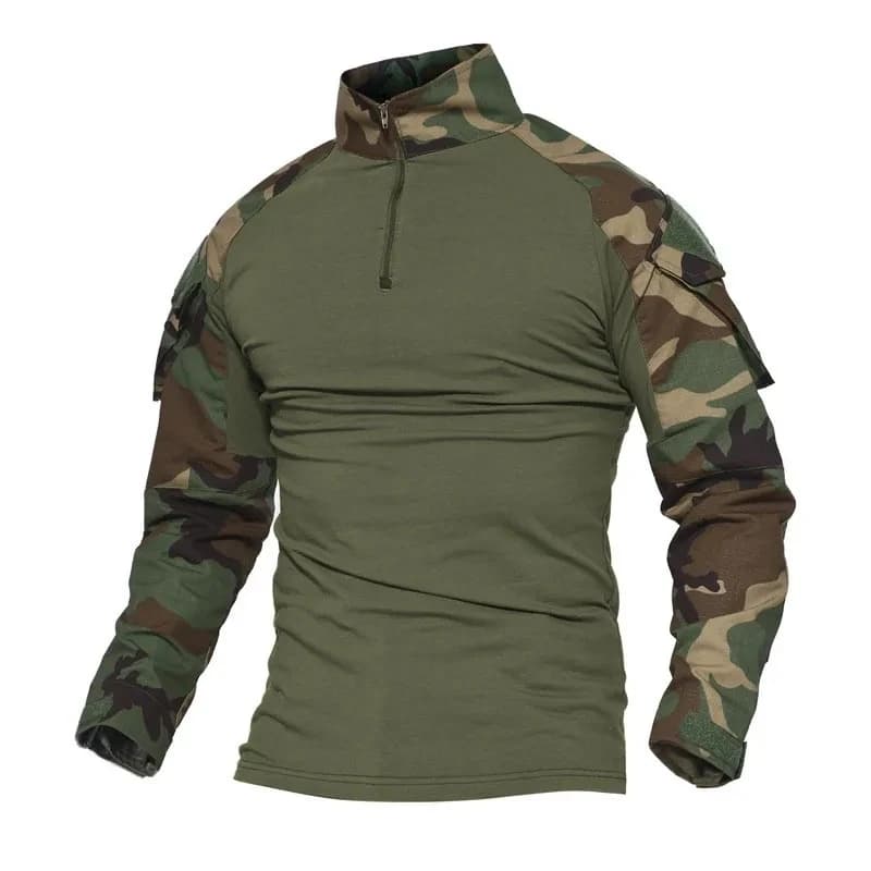 Tactische T-shirts Airsoft Tactic Army Combat Shirts Paintball Jachtkleding Ademend