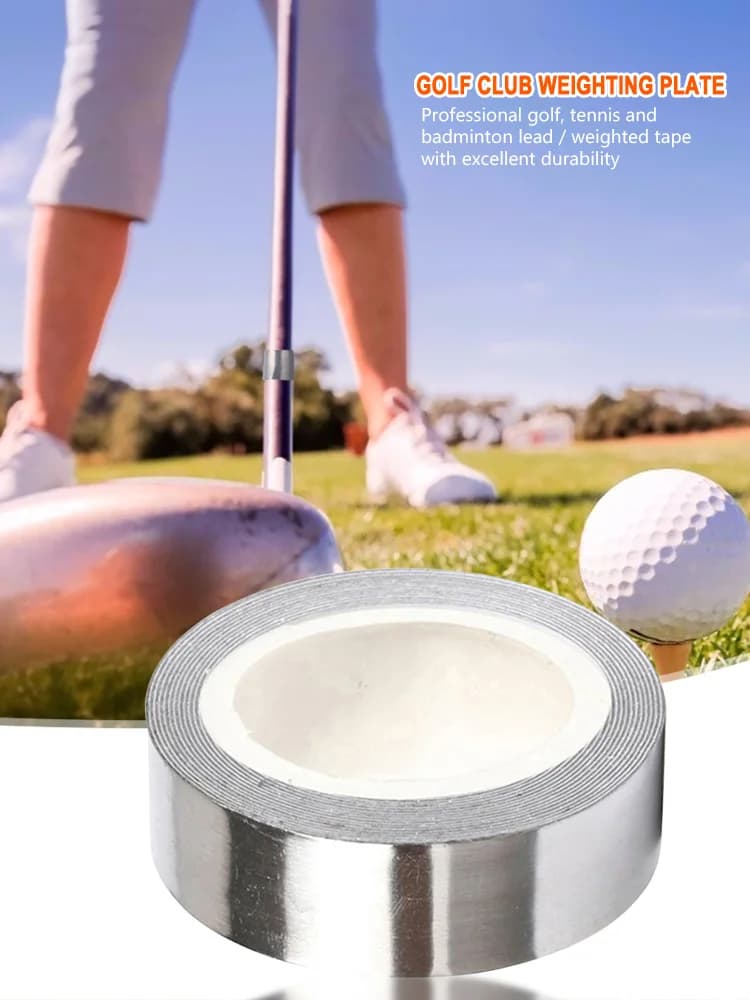 1 Rol Zelfklevende Golf Loodtape 30g 50g 100g Golfclub Gewichtsblad Tennis Badminton Racket IJzer Putter Loodgewicht Tapes