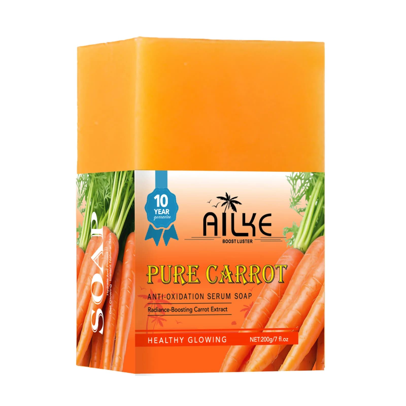 AILKE Puur Natuurlijke Wortel Anti-Oxidatie Serum Zeep, Whitening Soap Bar voor alle huidtypes, Reinigingsvlekken, Met Vitamine C