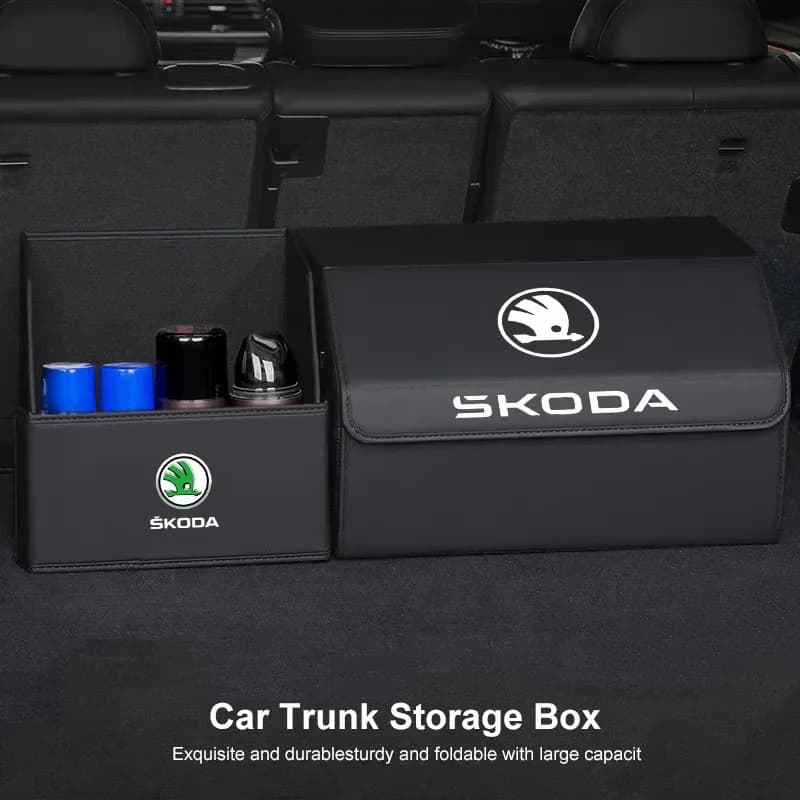 Kofferbak Organizer Box Grote Capaciteit Diversen Opslag Opruimen Tas Voor Skoda Octavia Superb Fabia Kamiq Kodiaq Rapid Yeti Karoq