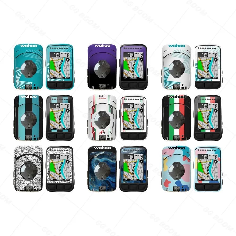 For Wahoo ELEMNT BOLT V2 Bycicle GPS Computer Accessories Sticker Shell Protector Case PVC Decal Waterproof Anti-Scratch