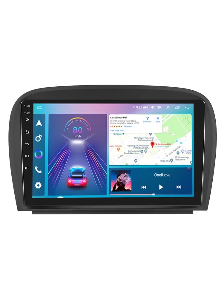 Podofo 4G WIFI Android Auto Autoradio Voor Mercedes-Benz SL Klasse R230 2008-2012 Draadloze Carplay GPS Auto Multimedia Speler RDS