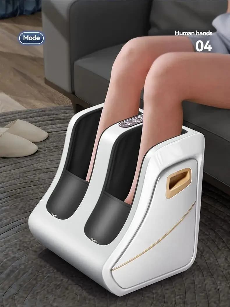 Voet- en kuitstimulator Warmte Plantaire verlichting Circulatie Shiatsu Diep kneden Compressie Verstelbaar voor dames en heren Fabrieksuitverkoop