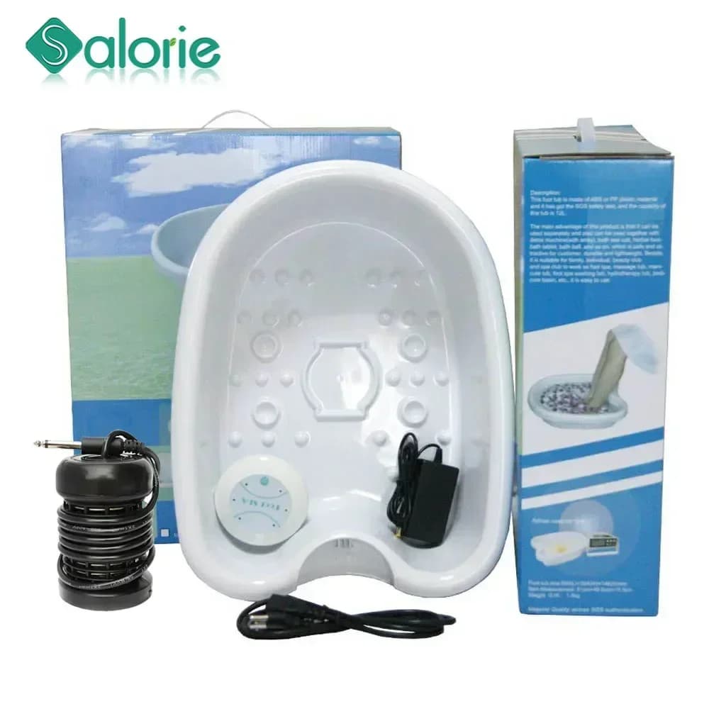Ionische Voet Detox Machine met Bad Wastafel Voetenbad Detoxing Spa Massager Ion Cleanse Massage Apparaat Emmer Ionische Ontgifter