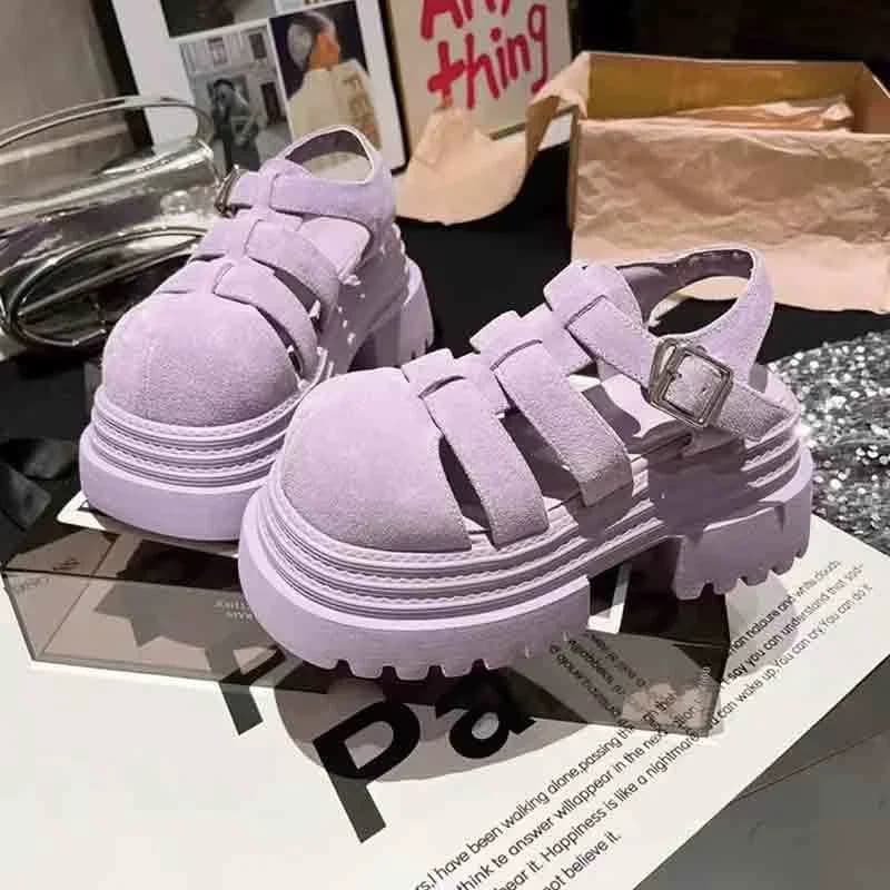 Hoge Hakken Vrouwen Sandalen Gezellige Platform Schoenen Lopen Casual Pompen Designer Vrouw Slippers 2023 Zomer Nieuwe Trend Mujer Zapatillas