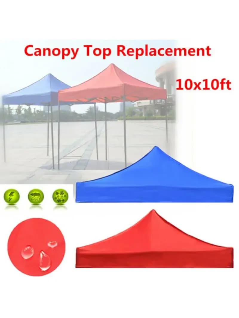 3X3m/3x4.5m Vervanging Vierhoek Tent Doek Luifel Top Cover Opvouwbare Regendicht Paviljoen vervangen Tuinhuisje Luifel Top Cover