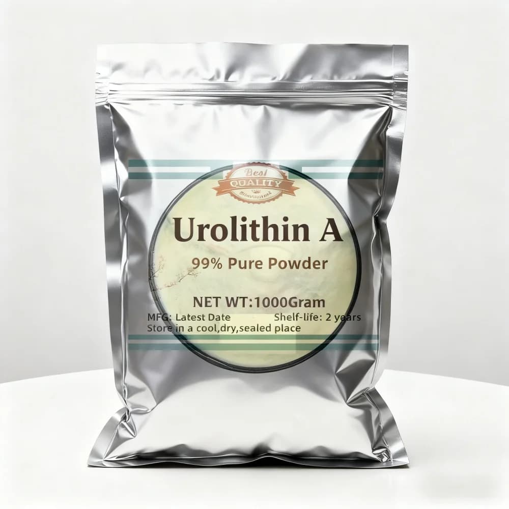 Global AliExpress officieel aangewezen directe verkoop 99% Urolithine Een aangepaste verpakking Laagste prijs Snelle levering