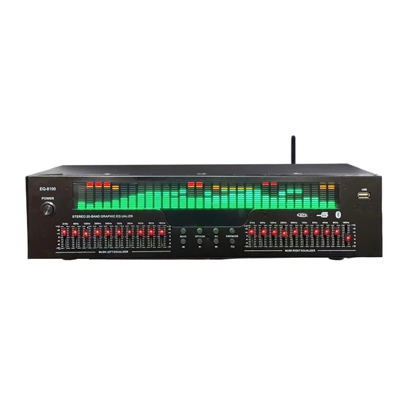 Equalizer Bluetooth versie 5.4 fiber coaxiale digitale audio decoder speler professionele EQ equalizer