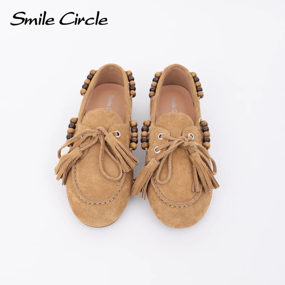 Smile Circle Bootschoenen Echt lederen platte schoenen