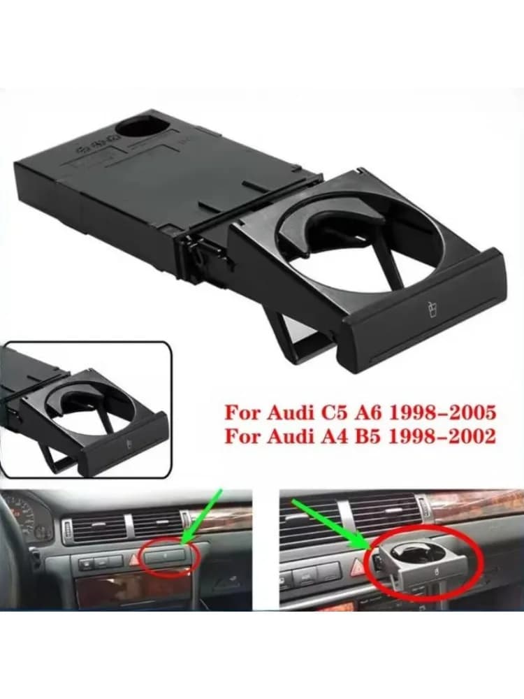 Auto Vouw Bekerhouder Voor Audi A4 A6 C5 1998-2004 Stretch Sliding Type Beugel Auto Drink Houder 4B0862534D