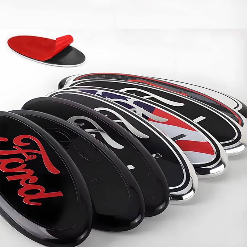 Voor Ford Focus Fiesta Ranger Mondeo Mustang Auto Badge Grille Kofferbak Kap Deksel Logo Decor Cover Emblem Auto Accessoires