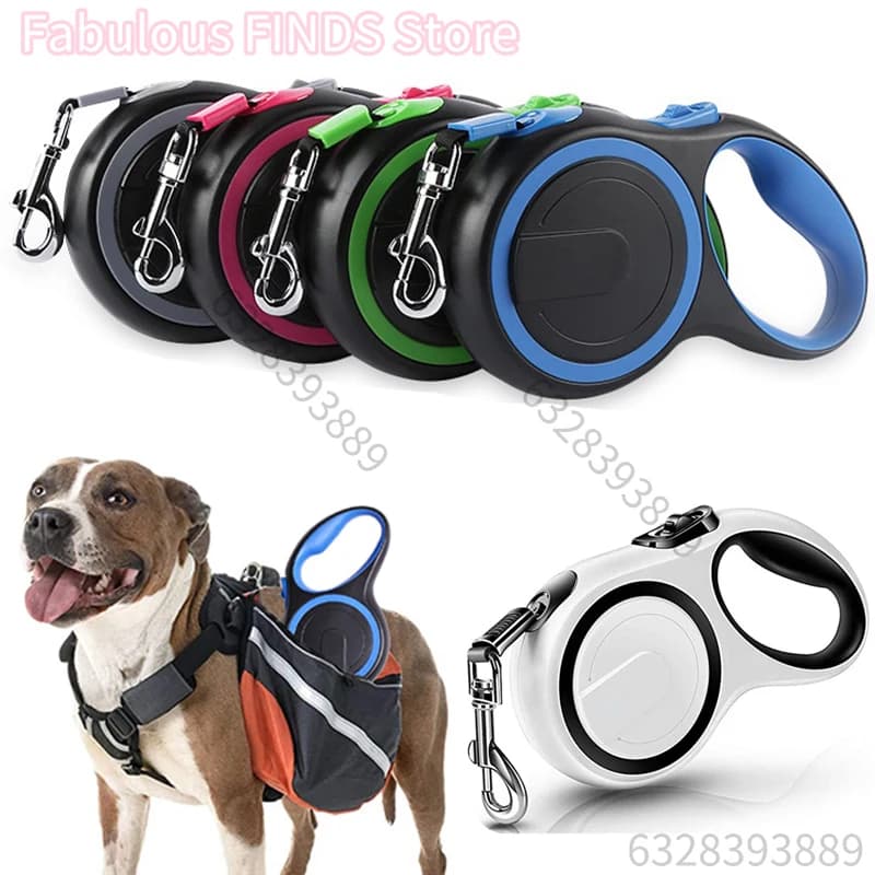 3/5/8M Honden Uitbreiding Leash Duurzaam Nylon Automatische Intrekbare Doggy Leash Leads voor Kleine Middelgrote Grote Hond Wandelbenodigdheden