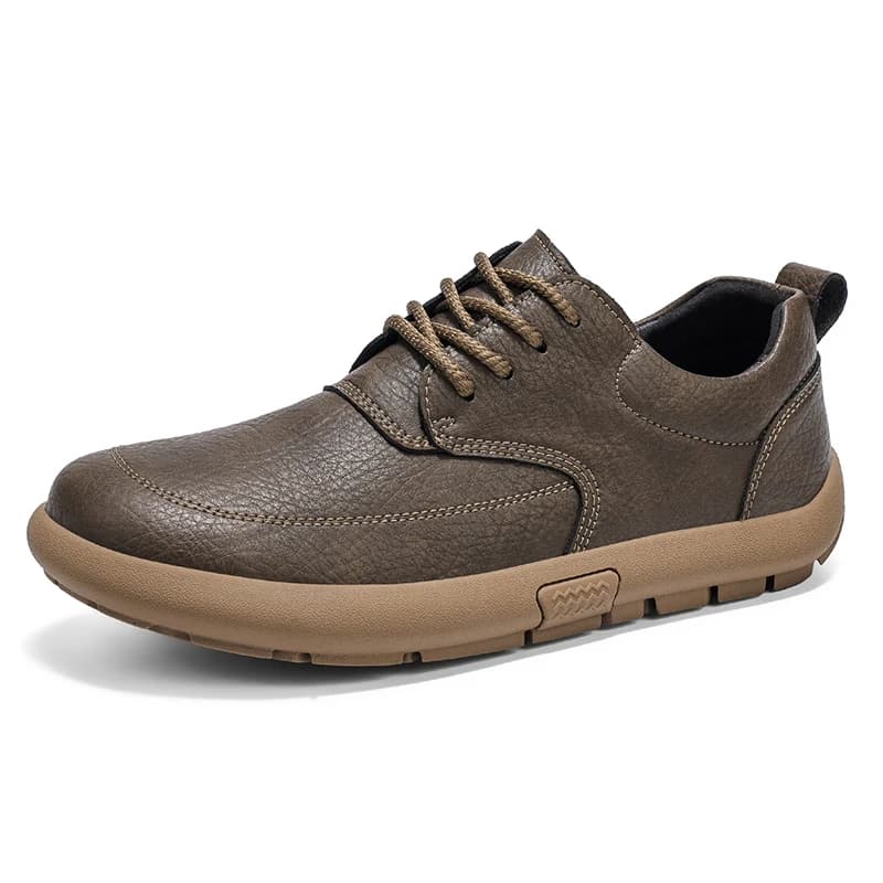 Vrijetijdsschoen voor heren met zachte zolen Herfst Comfortabele zakelijke platte schoenen Lichtgewicht werkschoenen Slip Cover Rijschoenen Lace Up
