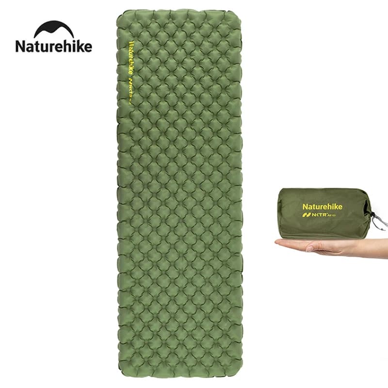 Naturehike 2024 Nieuwe Camping Matras 4.6 Hoge R-Value Ultralight Opvouwbare Strand Lucht Slaapmatje Outdoor Wandelen Luchtbed