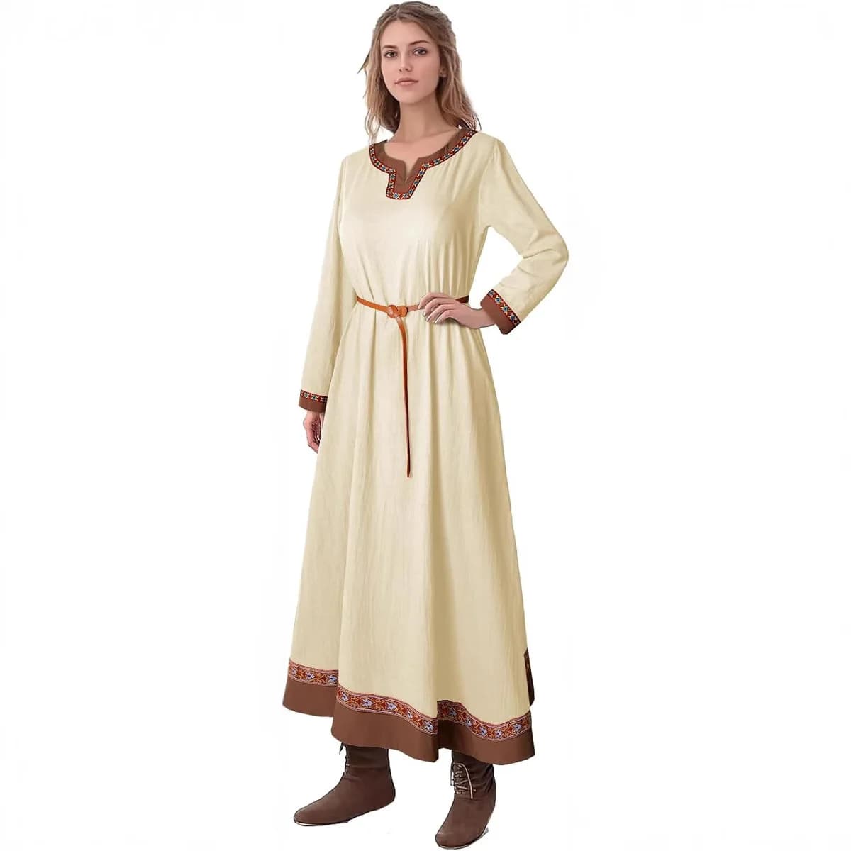 Retro kostuums Fraye Viking middeleeuwse vrouwen jurk Renaissance jurk Vetement middeleeuwse cosplay voor volwassenen