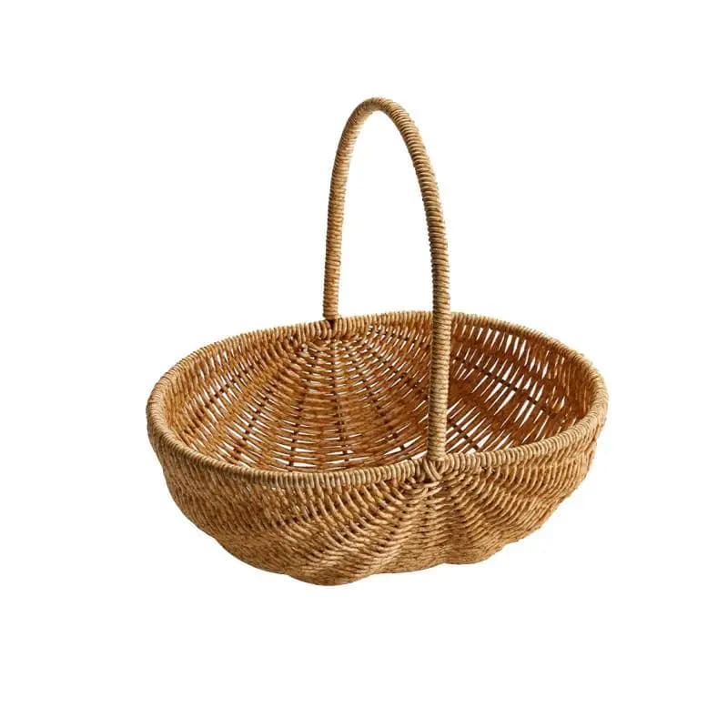 Mand Draagbare picknickmand voor buiten Bloempot Rustieke bloemenmand voor bruiloftsverloving Woonkamerdecoratie