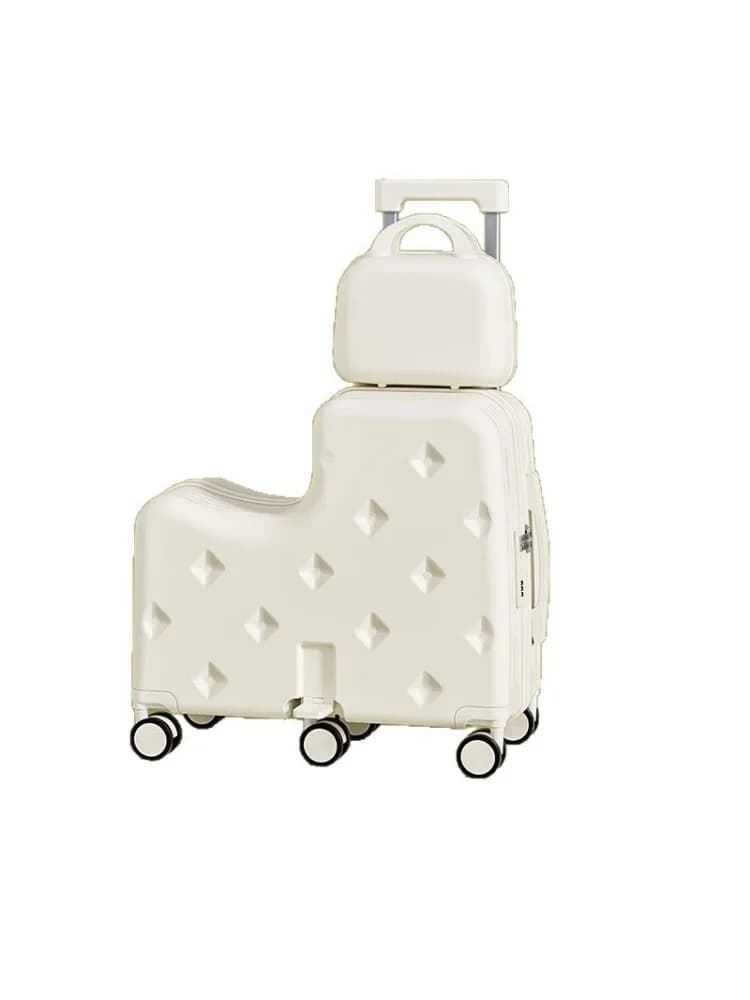 Kinderkoffer Moeder- en kindkoffer Gemonteerde trolleykoffer 20 inch Jongens en meisjes Instapkoffer Wachtwoordkoffer