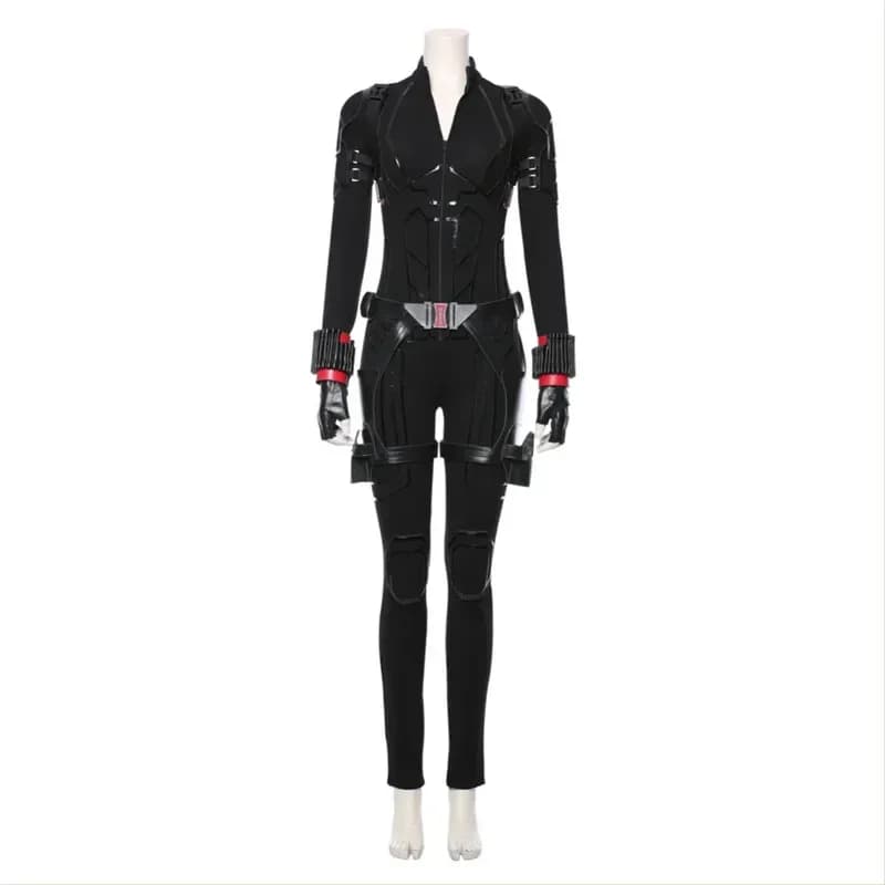 2026 Cosplay Weduwe Halloween Dameskostuums Natasha Romanoff Kostuum Jumpsuit
