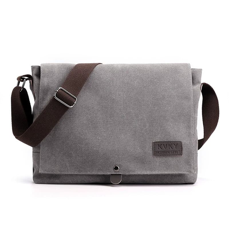 Kvky Merk Mannen Schoudertas Van Hoge Kwaliteit Man Messenger Bag Man Canvas Reizen Crossbody Schooltas Zakelijke Handtassen