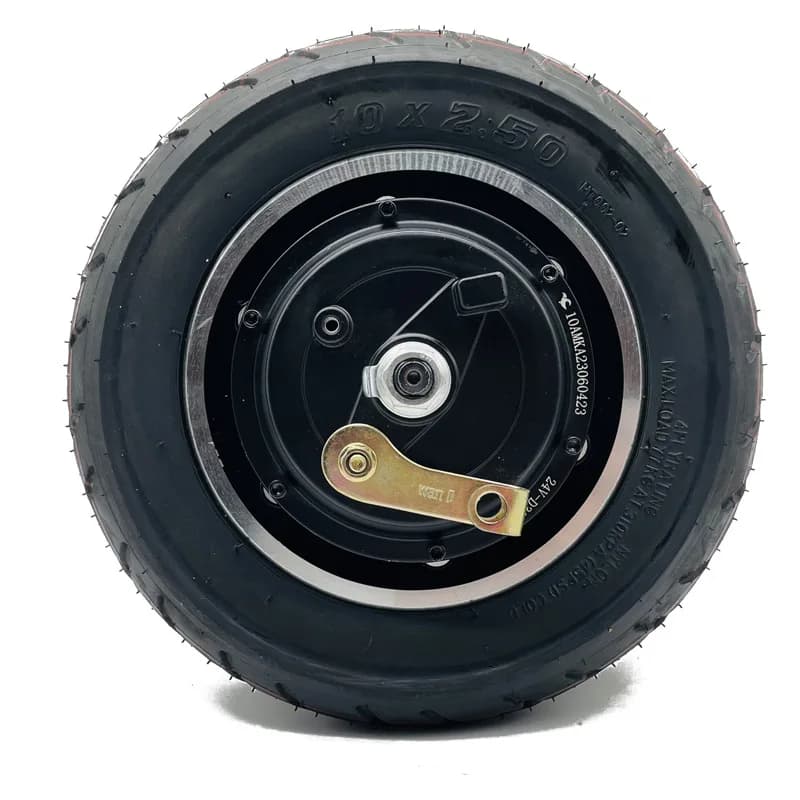 10 inch 350 w 500 w24/36/48 v elektrische skateboard borstelloze wiel trommelrem motor met band mini elektrische voertuig motor
