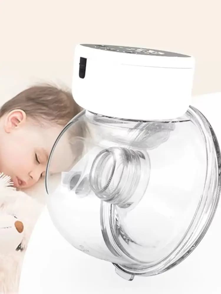Stille handsfree draagbare elektrische borstkolf met variabele stroom, BPA-vrij, siliconen PP, babyvoeding