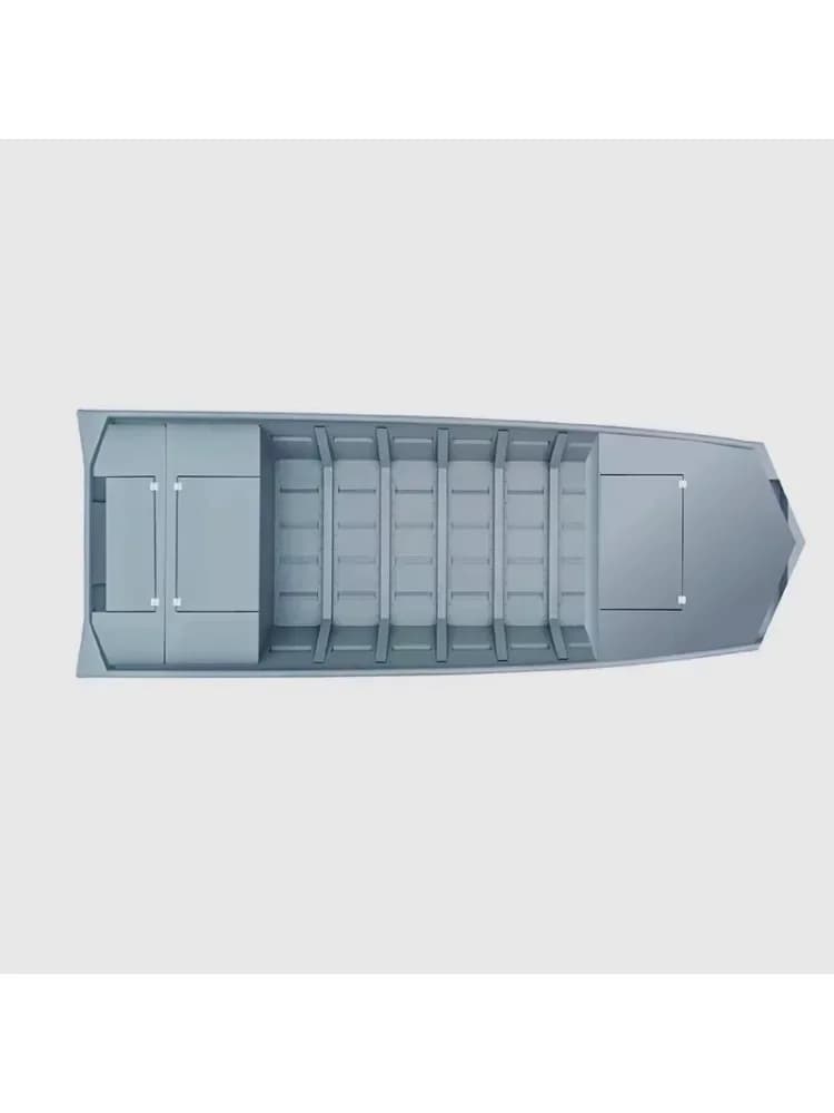 -Geverfde snelheid 18 ft 12 ft Jon Boot Platte rompbodem Alle gelaste aluminium Jon Boot 14 ft