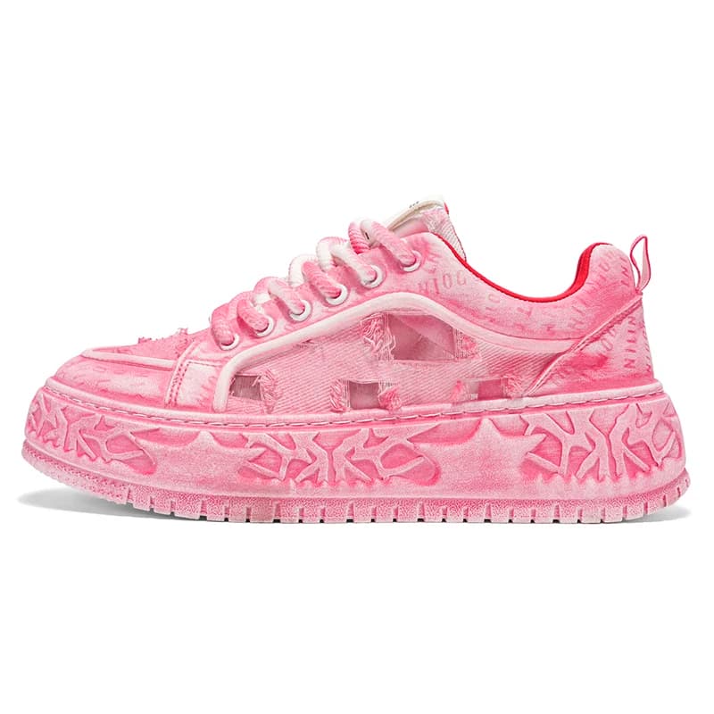Sneakers Casual Heren Designer Gemakkelijk bijpassende boardschoenen Mode Leer Stof Ademend Hoogte Verhoogd Platform Sportschoenen