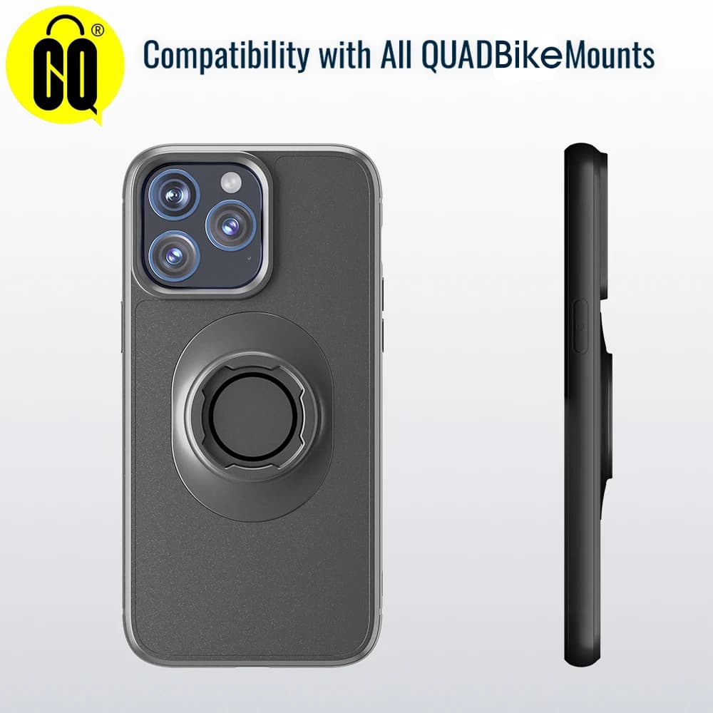 Voor Quad telefoon Case Voor iPhone 16 Pro Max/15/14/13/12/11/XS/XR/XS MAX Schokbestendig Case. Quick Lock Mount Case