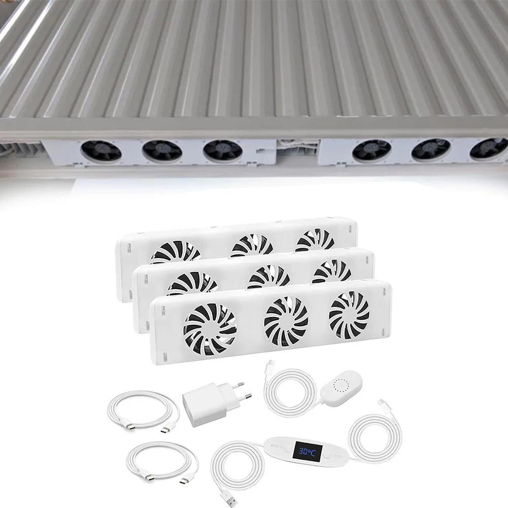 Energiebesparende ventilator Radiatorbooster Verbeterde warmteverdeling Verhoogde luchtcirculatie Veiligheidscertificering Winterverwarming