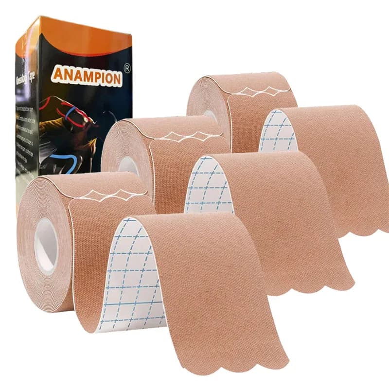 3 stks voorgesneden kinesiologie tape paars katoen atletische tape kinetische tape gewrichten ondersteuning elastische spier tape knie tape voor