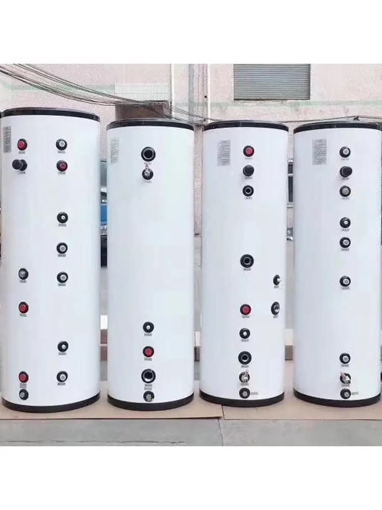 50L-2000L roestvrijstalen drukwatertank voor warmtepompbuffertank warm water