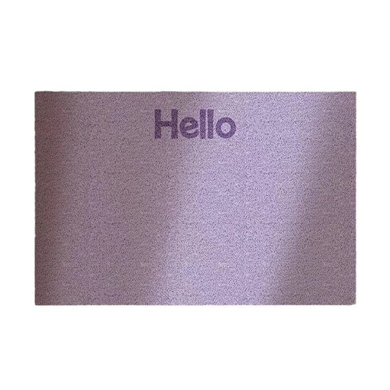 Kleurrijke PVC Welkom Mat Letters Hallo Deurmat Knipbaar Huis Entree Tapijt Tapijt Anti Stof Pad Outdoor Esthetische Home Decor