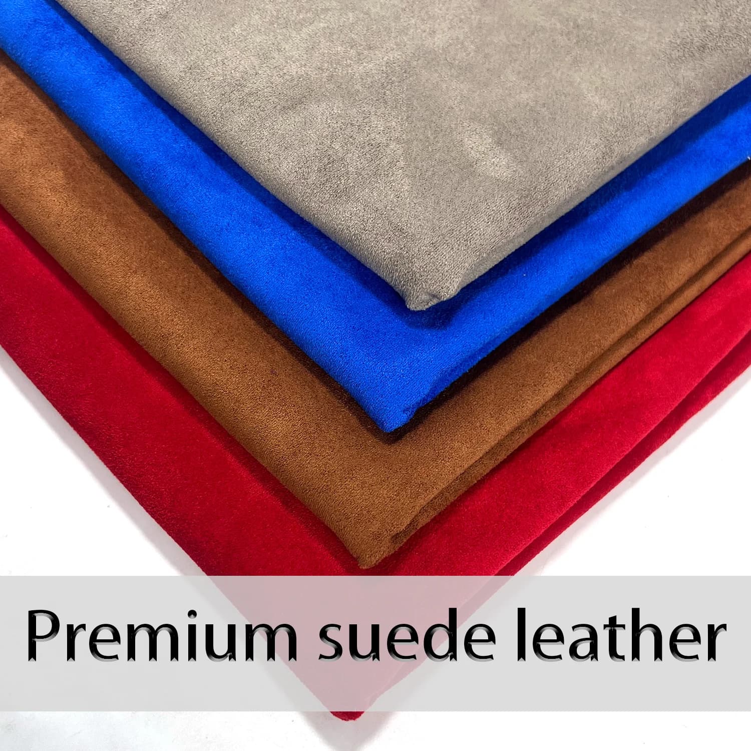 50x145cm Kunstleer Suède Stof Zacht Rekbaar 0,6mm Dik Synthetisch Suède voor DIY Sofa Kussen Handtas Voering Auto-interieur
