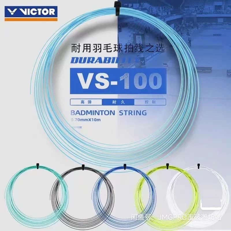 20 stks/partij 100% Originele Victor VS-100 Duurzaam Type Nylon Badminton Racket String