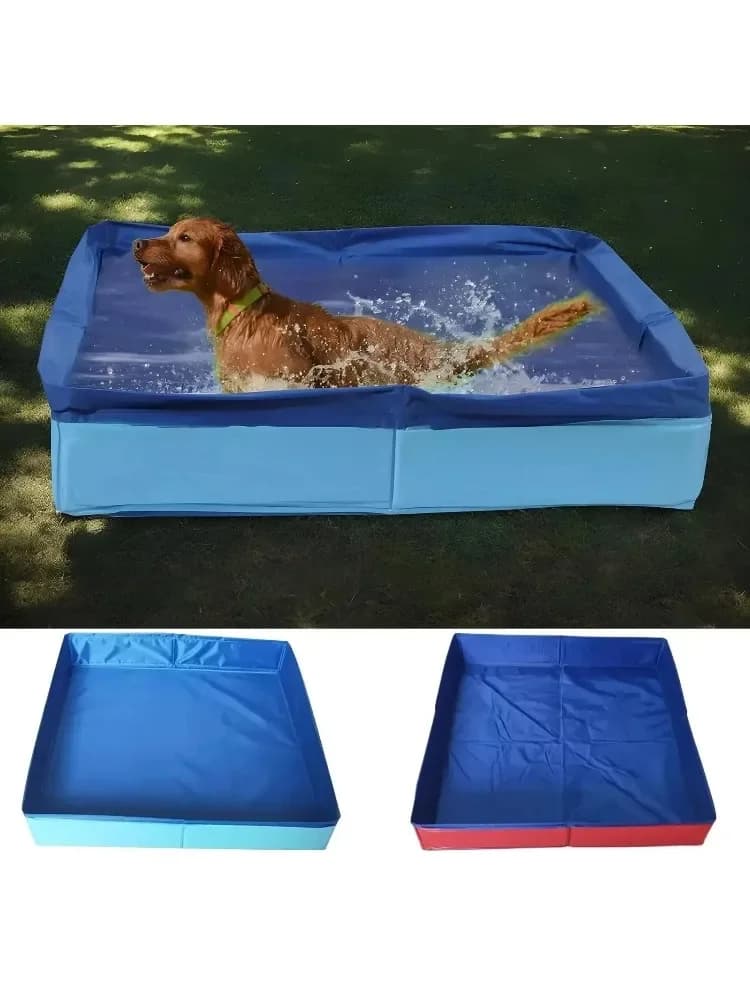Hondenzwembad PVC opvouwbaar zwembad klein huisdierbad niet-opblaasbaar hondenbad Dierbenodigdheden voor puppykatten.