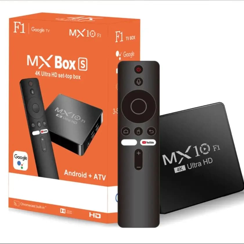 Smart TV Android Box MX10 F1 Android 13 Allwinner H313 Cortex ™ -A53 Ingebouwde Wi-Fi 2.4G + BT5.0 set-top tv-box