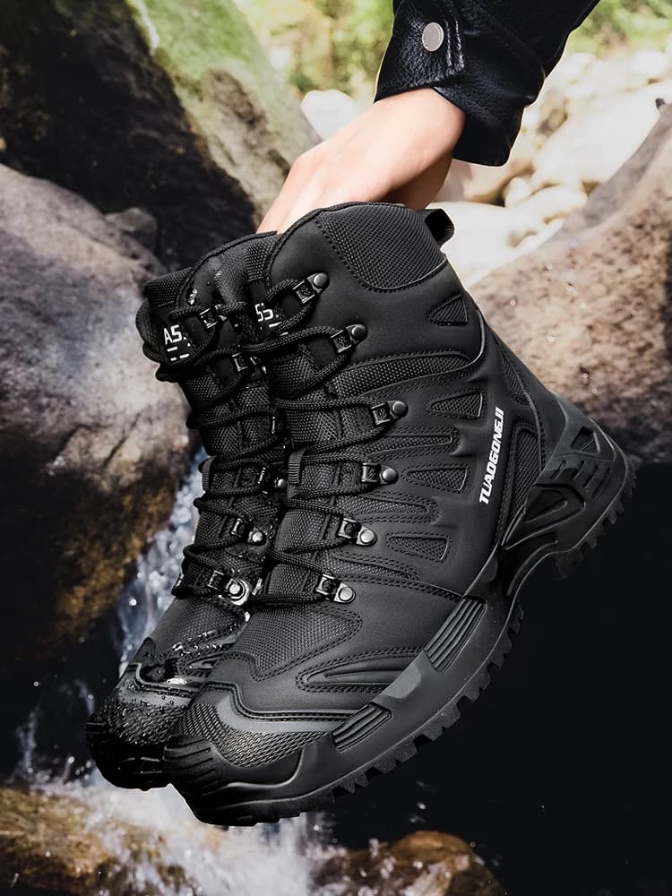 Grote maat outdoor tactische training-wandelschoenen voor heren voor veldoefeningen en wildenheidstraining
