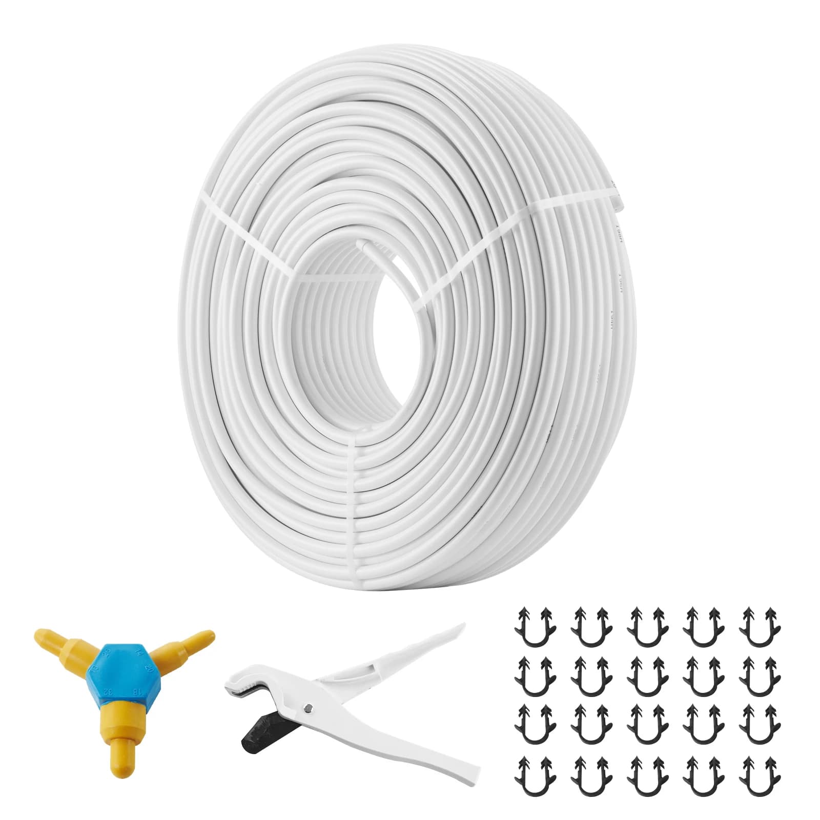 SucceBuy PEX-AL-PEX Buis 656ft 5/8'' Diameter Aluminium-kunststof Composiet Pijp Zuurstofbarrière Stralende Vloerpijp 0,08'' Dikte