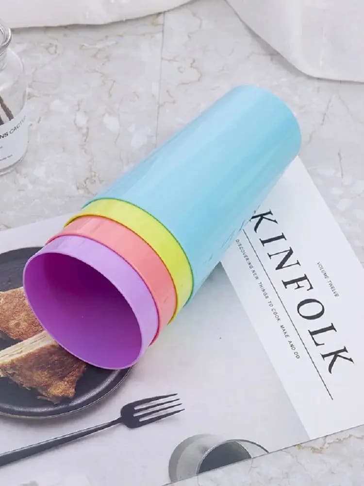 8 STKS 18 OZ Plastic Bekers Tumbler Herbruikbare Cup Gratis BPA Pint Glas voor Bierfeest of Thuis Bar Kies uw kleur uit 9 kleuren