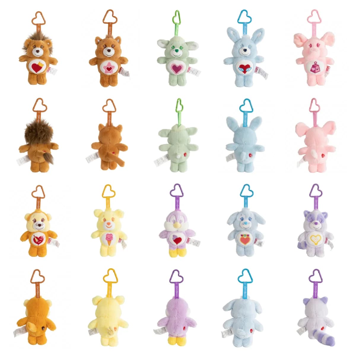 Care Bears Cousins ​​Mini Pluche Sleutelhanger 15 cm Schattige Beer Figuur Tas Charme Fluzzy Gevulde Pop Hanger Rugzak Decor Gift Festi
