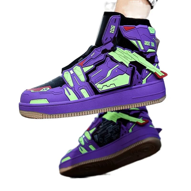 Lynjacye Cosplay Mid Cut basketballaarzen Unisex mechanische stijl atletiek sporttrainer tennisbasketbalschoenen