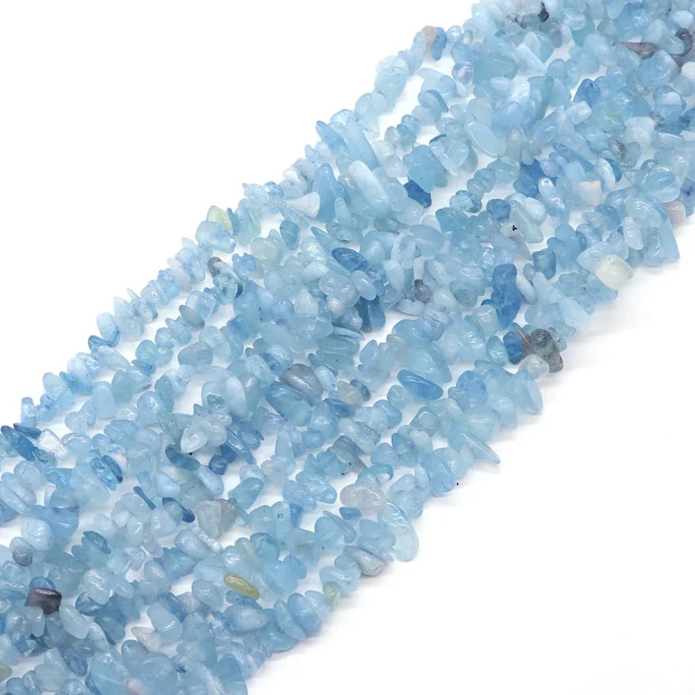 Natuurlijke Aquamarijn Quartz Crystal Stone Kralen Freeform Chips Grind voor Party Gift DIY Ambachten Ketting Armband Sieraden Maken