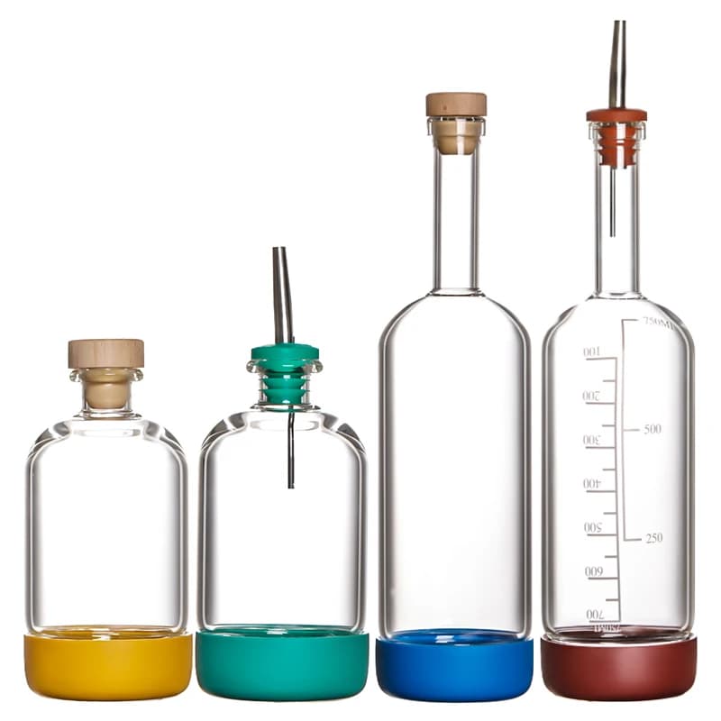 Inmeet Creatieve Bubbelwijnfles/Bar-sapfles/Cocktailfles/Olijffles Met Schaalverdeling Barmanbenodigdheden
