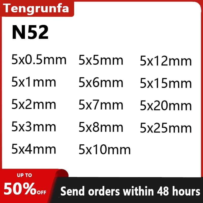 N52 5X0.5 5X1 5X2 5X3 5X4 5X5 5X6 5X8 5X10 5X15 5X20 5X25 Iman Kantoor Whiteboard Wetenschap Diy Koelkast Tool Storage Koelkast