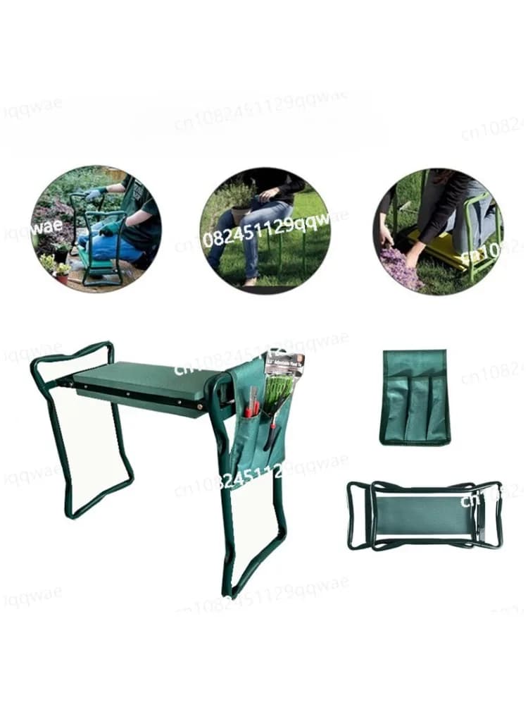 Tuinkniestoel Tuinknielstoel, set met stoffen tas, multifunctionele tuinklapstoel knielstoel